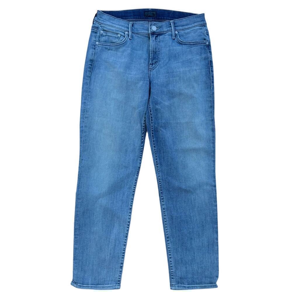 MOTHER Denim The Dropout Clear As Day Jeans Size 25 Boyfriend Jean Light Wash